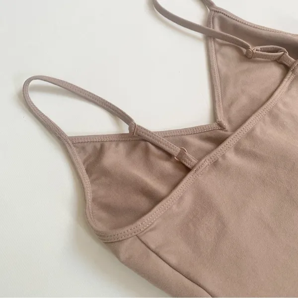 Reformation Eco Stretch Nude Bodysuit - Image 5