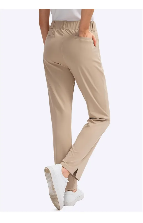 Women’s Khaki Golf Pants Tan Size L - Image 4