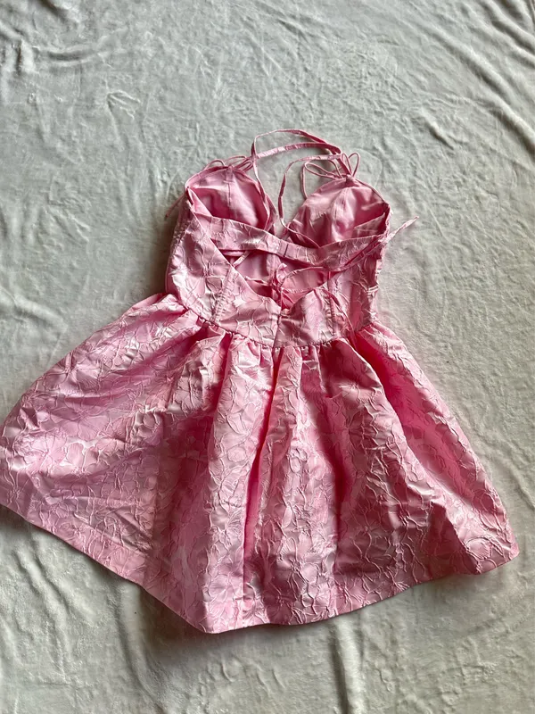 For Love & Lemons Faith Mini Dress Pink - Image 11
