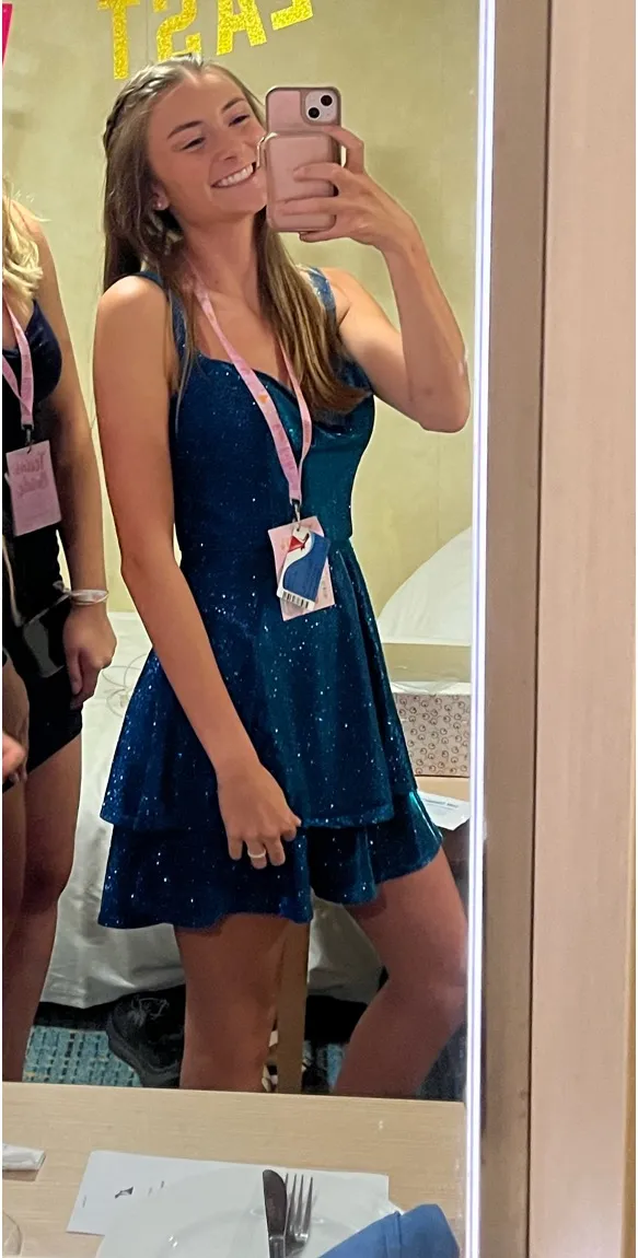 B. Smart Blue sparkly dress - Image 5