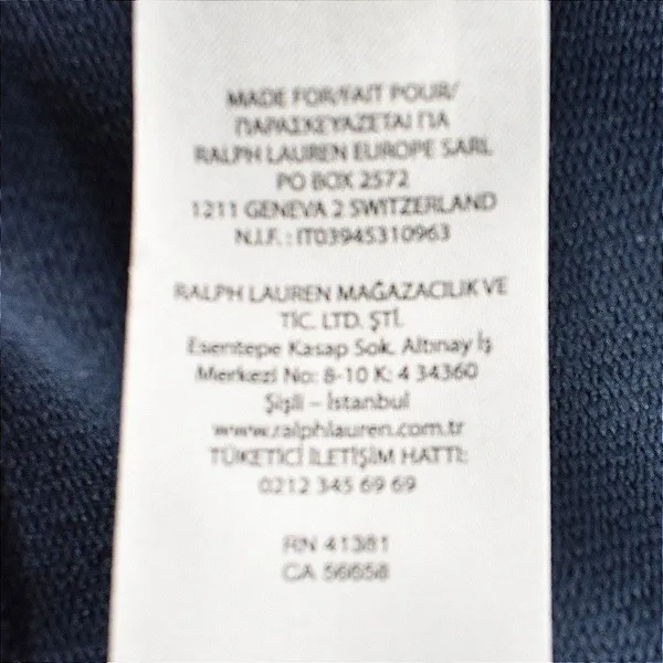 Lauren Ralph Lauren Navy Blue Quilted Front Full Zip Jacket XL Raglan Sleeve - Image 7