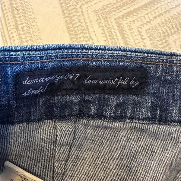 Citizens of Humanity Low Waist Full Leg #097 Jeans Size 28 Dark Blue - Image 4