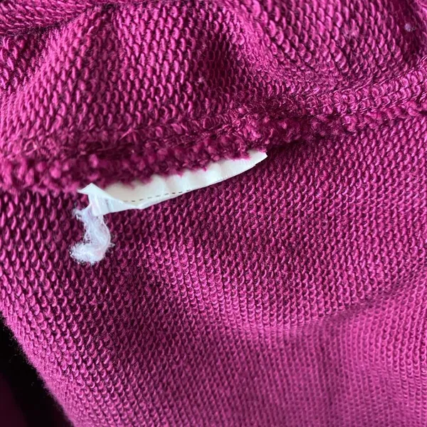 Puma‎ sz L fuchsia pink diagonal zip sweat coat - Image 6