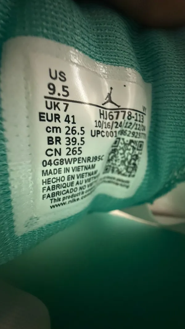 Nike Jordan CMFT Era "Washed Teal" | Size US 9.5 - Image 12