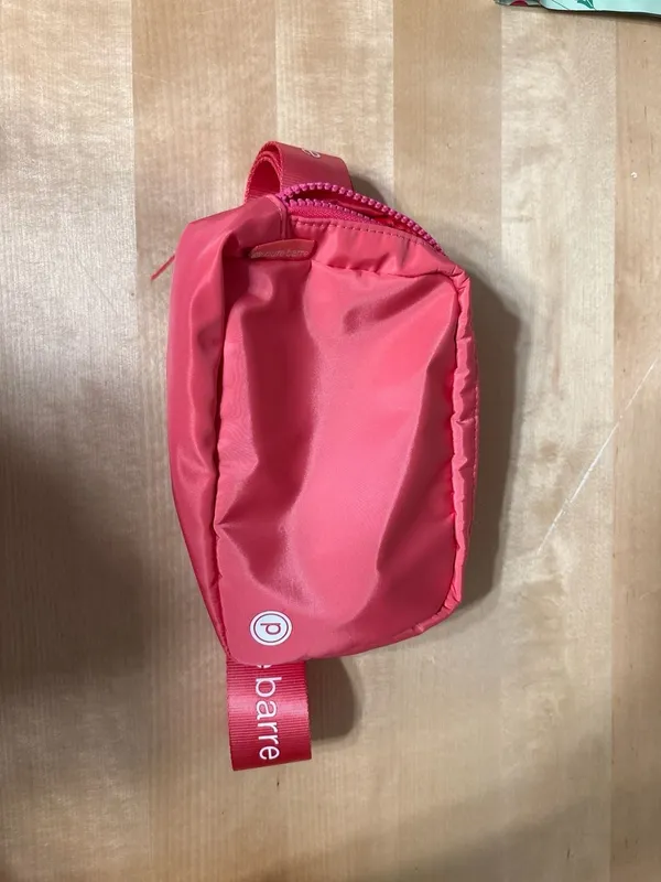 Pure Barre Pink Nylon Belt Bag Fanny Pack - Image 2