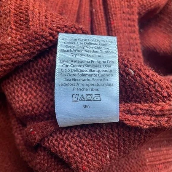 Free Assembly Sweater Roll Neck Rust Fleck Speckled Cozy Pullover Womens Size XS - Image 7