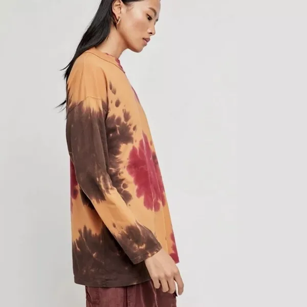 Free People Long Sleeve Tunic Top French Roast NWT - Image 2