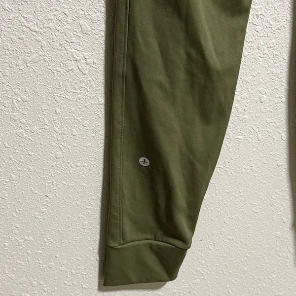 Halara Olive Green High‎ Waisted Drawstring Joggers Petite Small Tapered Pants - Image 10