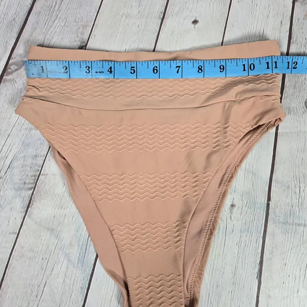 Aerie Aerie Jacquard High Cut‎ Cheeky Bikini Bottom XS NWT - Image 9