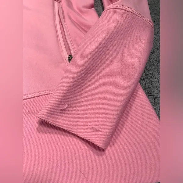 Peter millar element wicking 50+ upf Pink Full-Zip Women's sweatshirt small - Image 5
