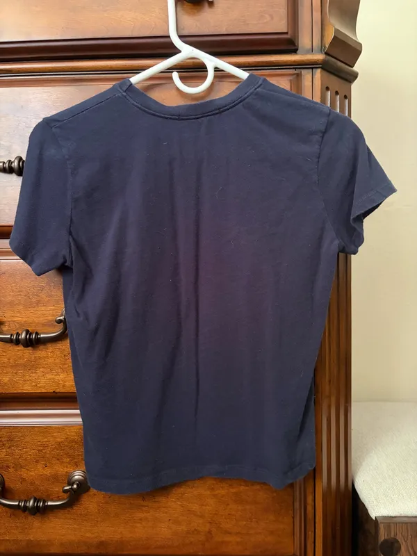 Brandy Melville Navy blue USA flag tee - Image 3