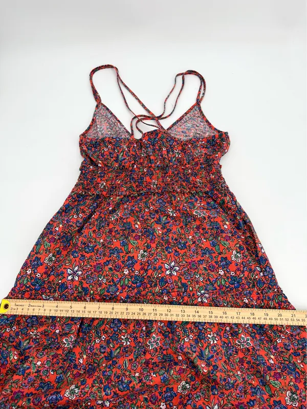 Universal Threads Dress Women’s S Floral Tiered Maxi Strappy Smocked Waist Boho - Image 9