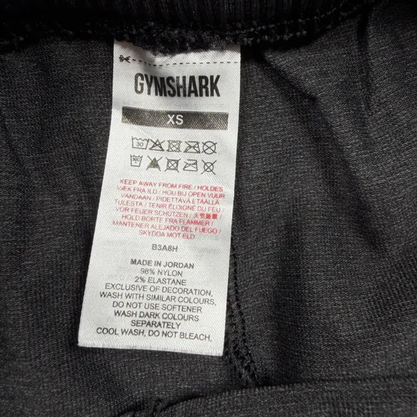 Gymshark Jogger Pants Women’s XS Black Athletic Training Joggers Activewear - Image 6