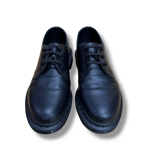 Dr Martens 1461 Mono Smooth Black Leather Oxford Shoes 6W/5M - Image 3