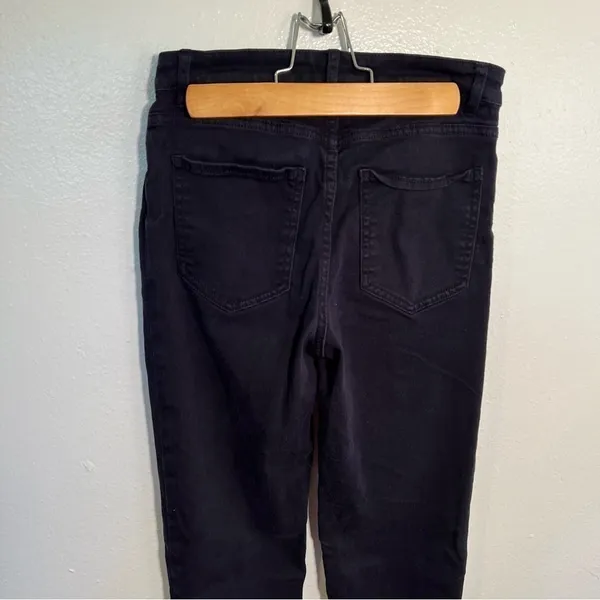 L.O.G.G. H&M Women's‎ Size 6 Skinny Chino Pant Navy Blue Stretch Cotton - Image 10