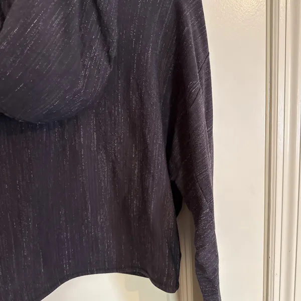 Lululemon Varsa The Lab Textured‎ Jacquard Crop Hoodie Lightweight Size S Or M - Image 7