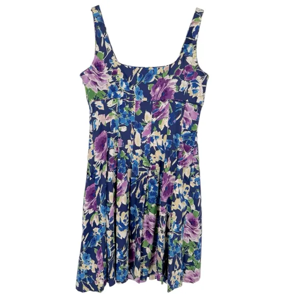 Lauren Ralph Lauren Women’s Floral Fit & Flare Dress‎ Size 14 Old Money Feminine - Image 2