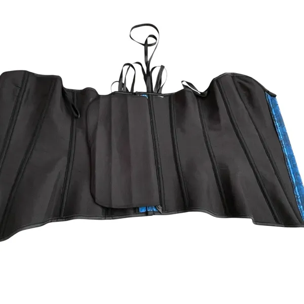 Corset Hour Glass Waist Training Women’s Size M Blue Costume Coquette - Image 7