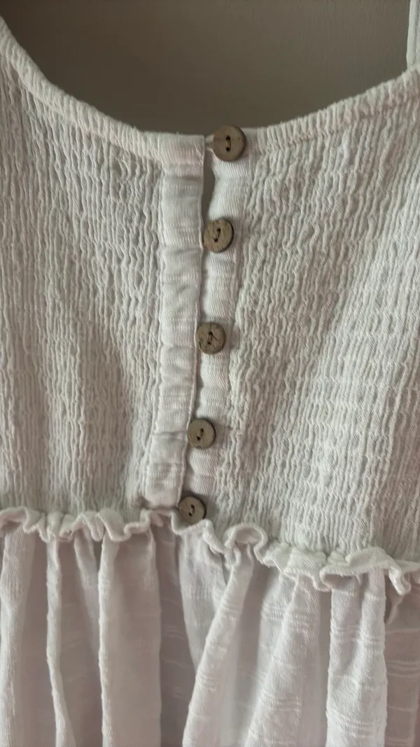 Free People White Graduation Sundress - Image 2