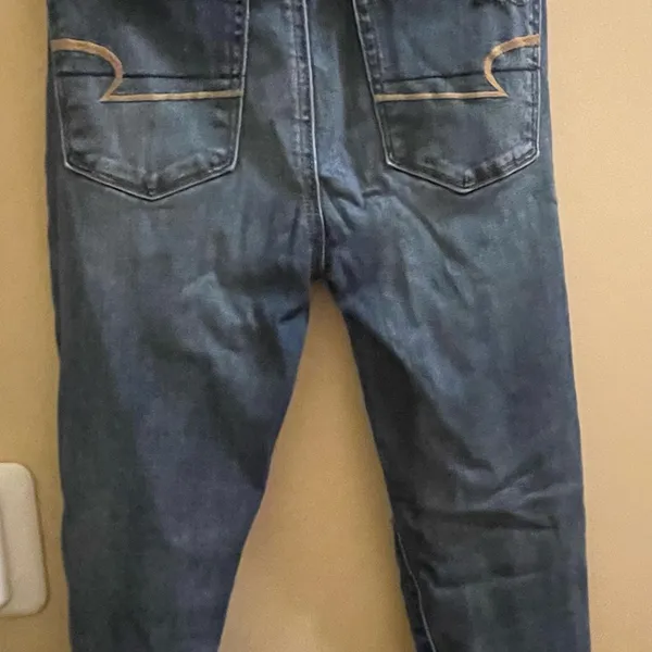 American Eagle Outfitters Next Level Stretch Super Hi Rise Jeggings Sz 0 Short - Image 5
