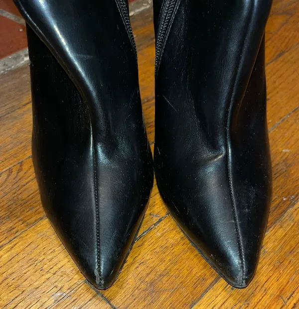 4.5” Heel Boots Black Size 8 - Image 4
