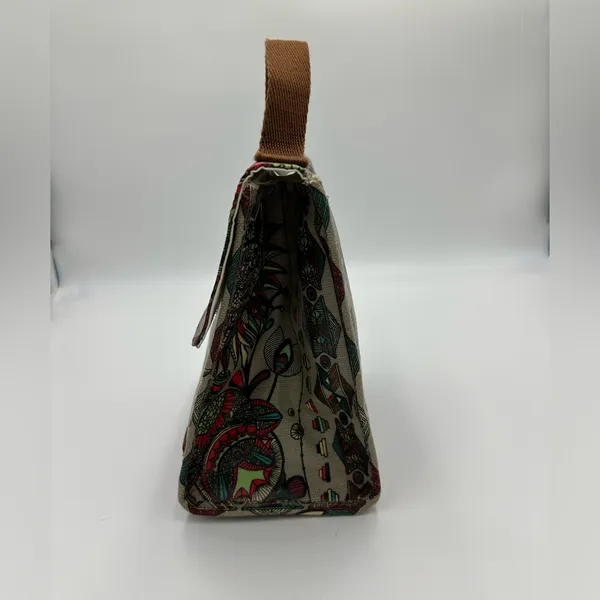 Sakroots Artist Circle Desert Owl Insulated Hook and Loop Flap Lunch Bag - Image 3