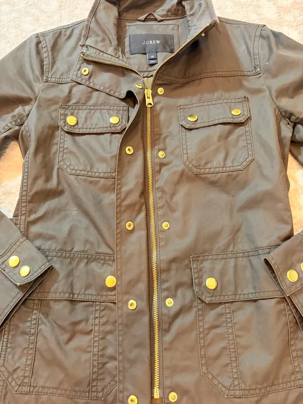 J.Crew Utility Green Jacket - Image 3