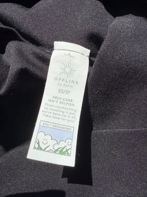 Aerie Black Yoga Pants Flare Leggings XS - Image 6
