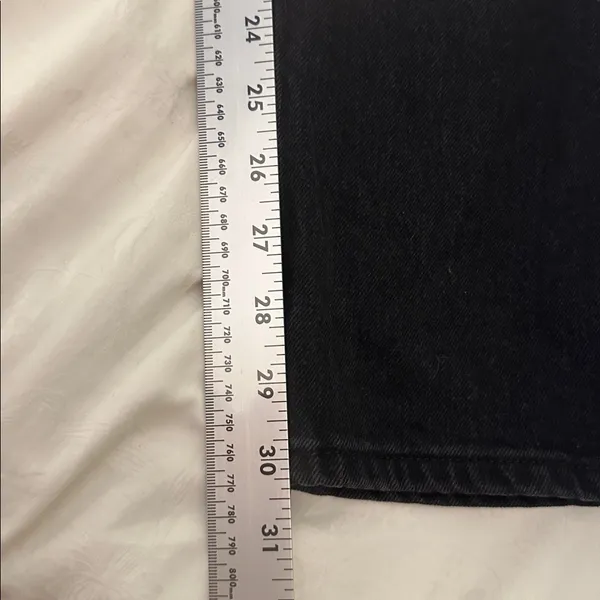 Abercrombie‎ & Fitch High Rise Black Jeans - Image 3