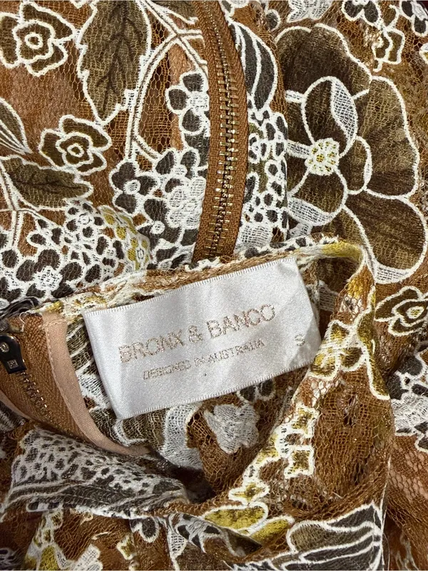 Bronx banco Sicilia Ruffle Dress in Multi - Image 5