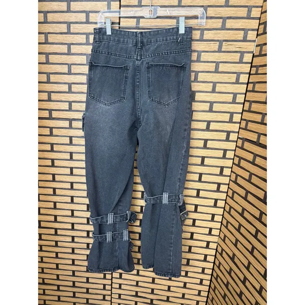 Black Cargo‎ Jeans Size Small - Image 2