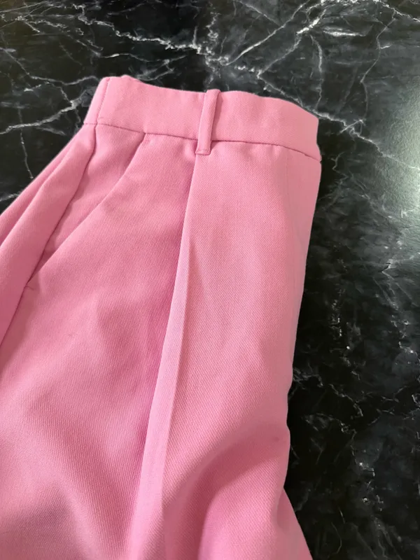 Abercrombie pink trouser shorts - Image 5