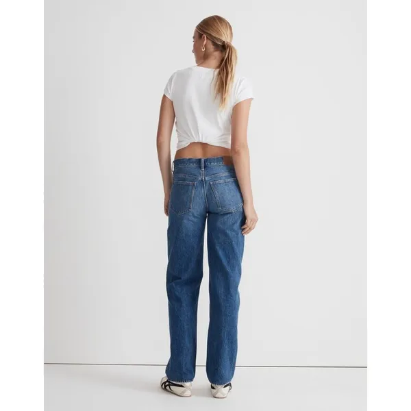 Madewell Low Slung Straight Jeans High Waist Relaxed Slouchy Womens Size 29 - Image 2
