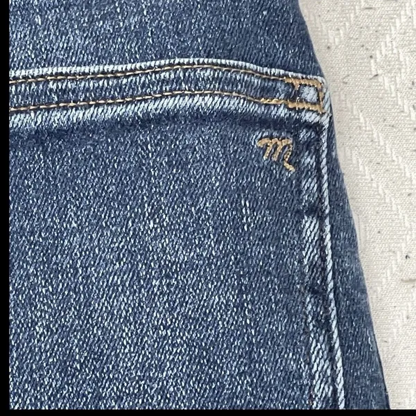 Madewell Stovepipe Jeans 23 Petites High Rise Ankle Medium Wash Denim Preppy - Image 6
