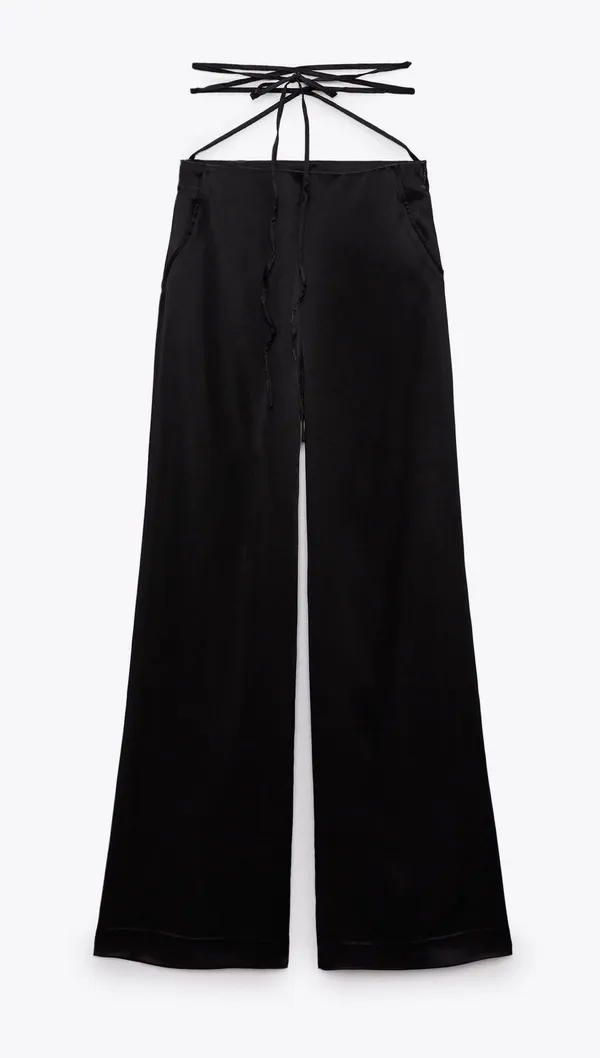 Zara Satin Pants - Image 2