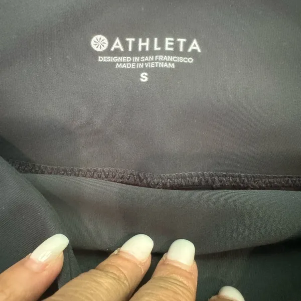 ATHLETA Stellar Crop Pant Charcoal Gray Size Small‎ - Image 6