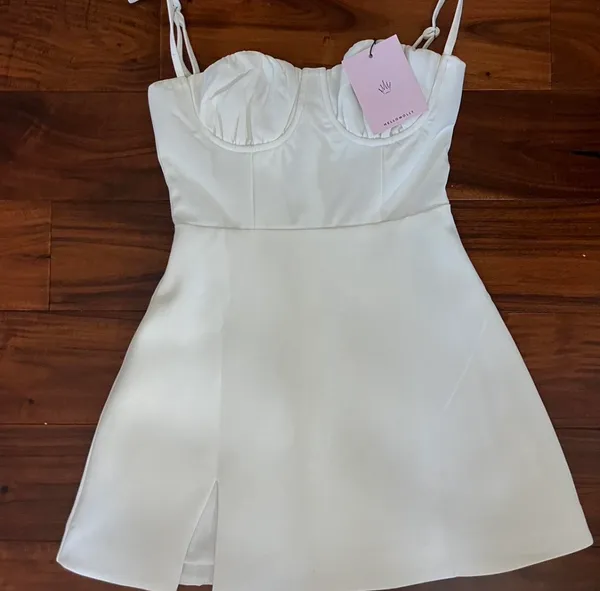 Hello Molly Dress White - Image 2