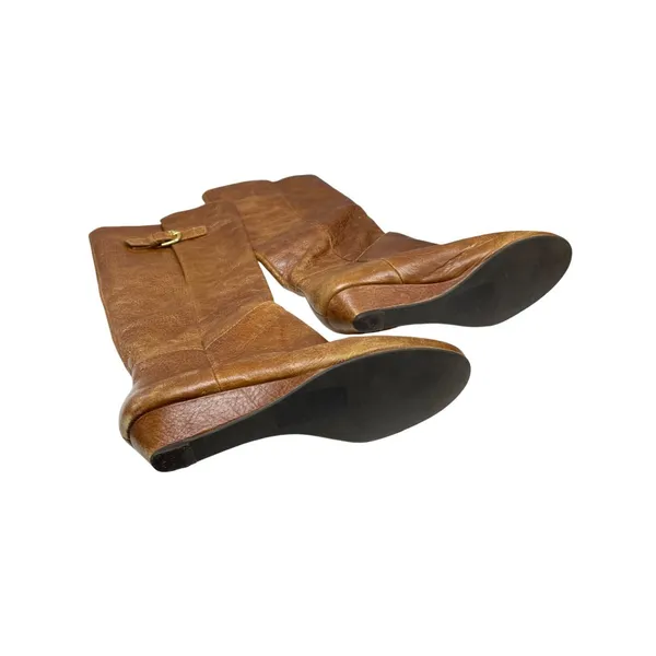 Steven by Steven VTG brown wms brown leather riding Equest boots Sz 8M SKU 9799 - Image 3