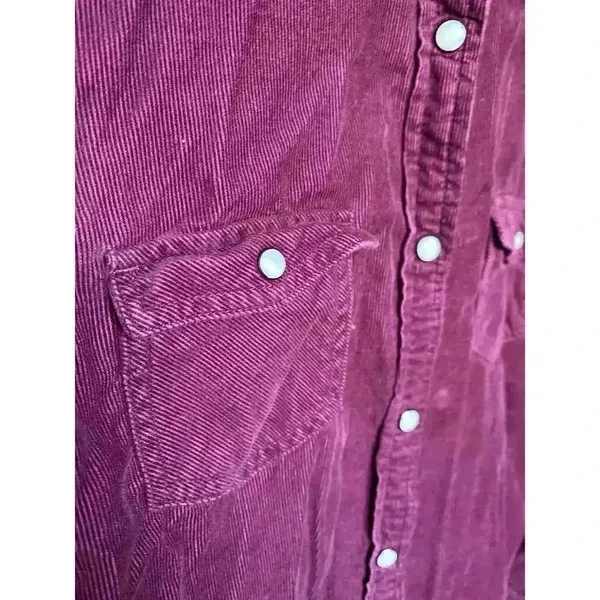 American Eagle Corduroy Button‎ Shacket Granola Girl Preppy Indie Easter Spring - Image 7
