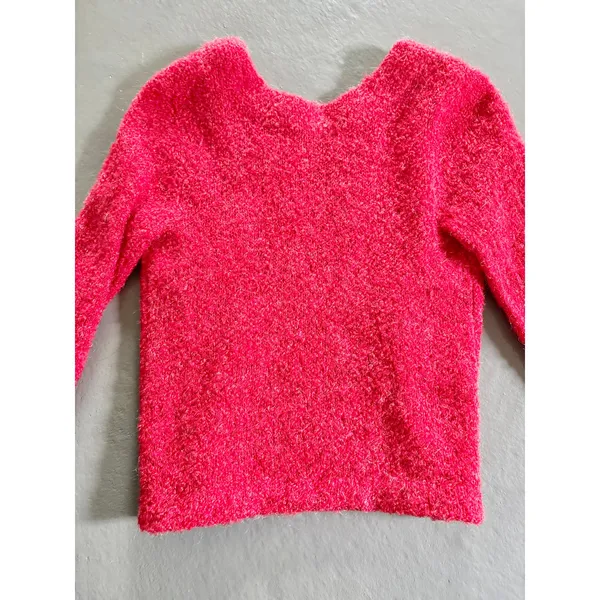 Y2K Cherry Red Fuzzy Knit 3 Piece Set Holiday Party Perfect Size S/M - Image 7