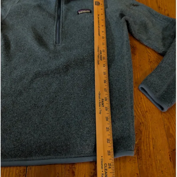 Patagonia‎ Better Sweater 1/4 Zip Fleece Pullover Blue Small 25528 - Image 5