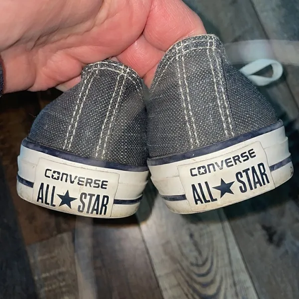 Converse All Star Chuck Taylor Gray with Gold - Image 4