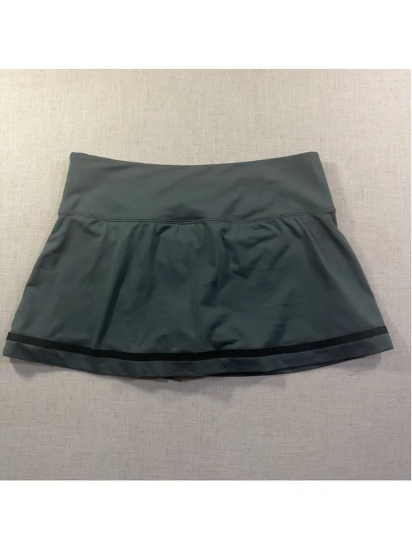 Nike Women’s Medium Grey Dri-FIT Tennis Skort Pleated Golf Athletic Skirt M - Image 5