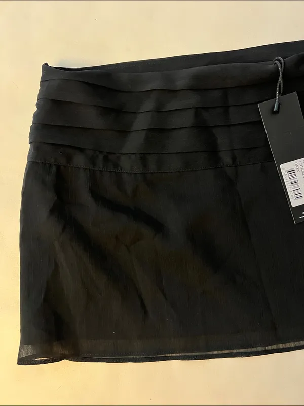 NWT LIONESS Untamed Mini Skirt Black Small $49 - Image 6