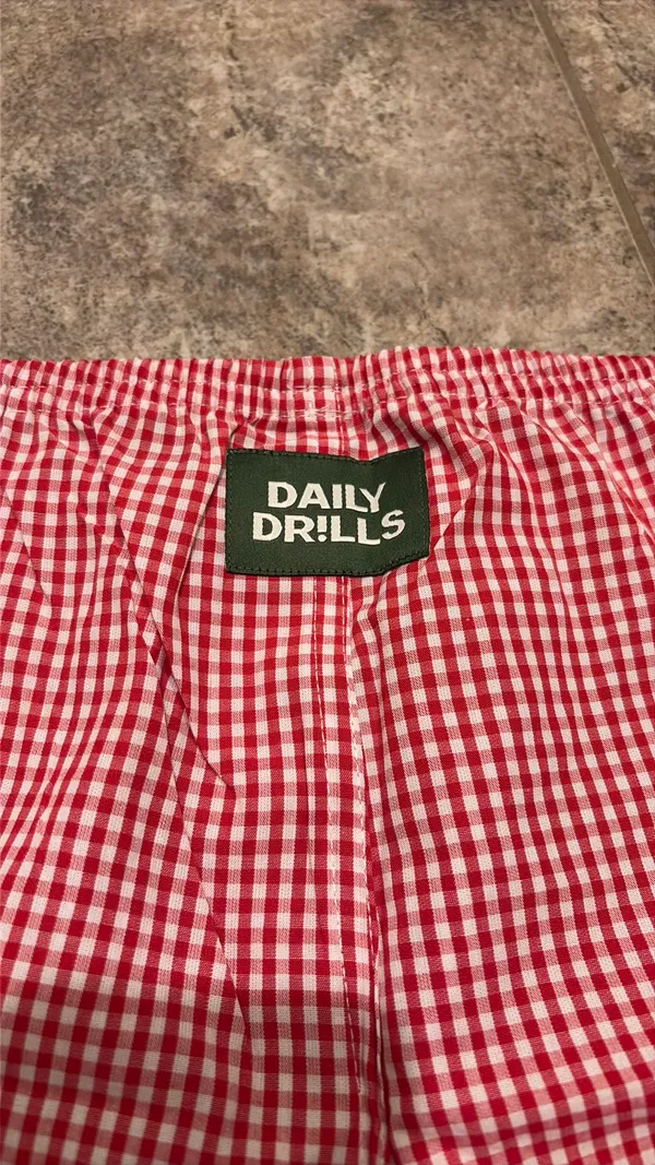 daily drills heart gingham micro shorts - Image 4
