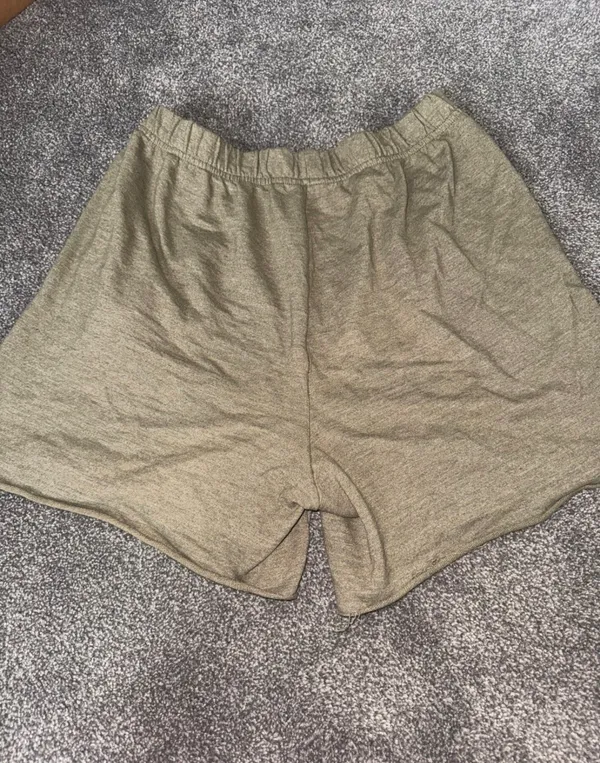 Hanes Olive Sweatpants Shorts - Image 4