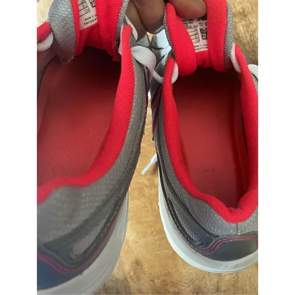 New Balance Women's Shoes XLT Footbed WE 571 Lace Up Gray Pink Sz 8.5 D - Image 5