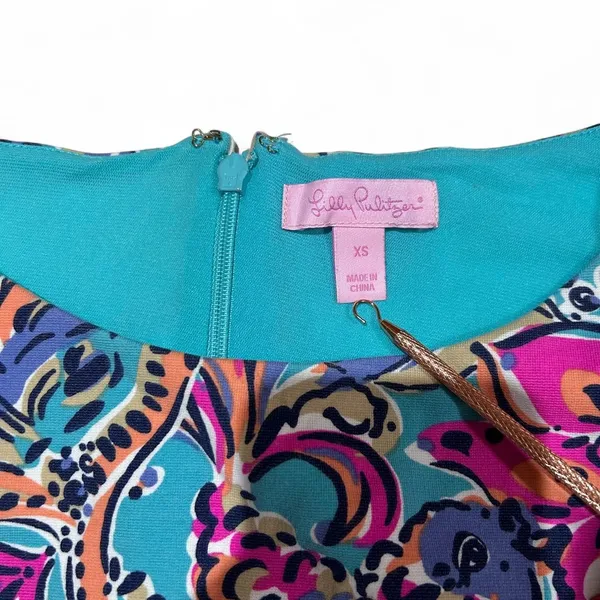 Lilly Pulitzer Floral Paisley Shift Dress - Image 2