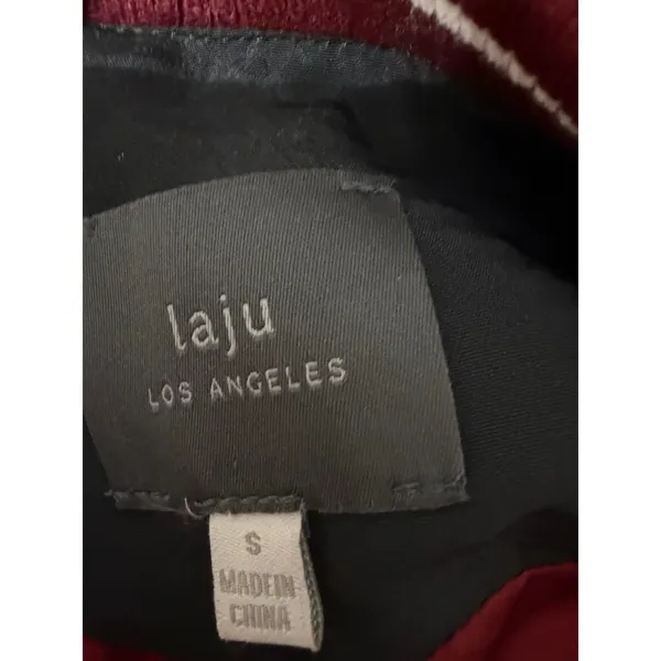 Laju Los Angeles Embroidered Floral Bomber‎ Jacket S Indie Streetwear Festival - Image 9