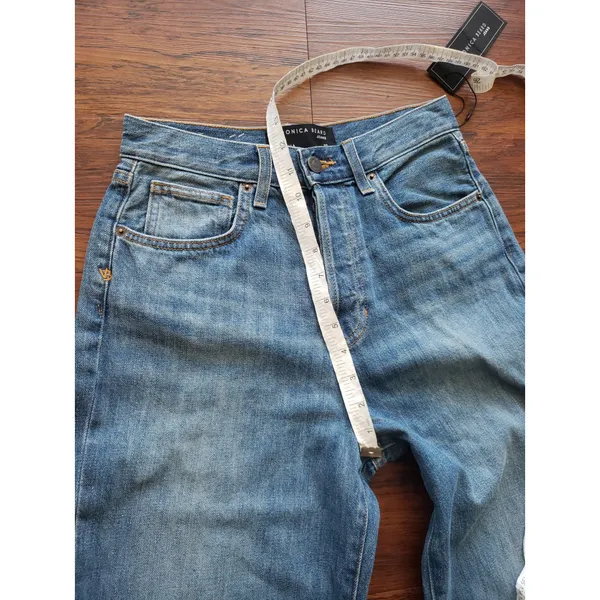 Veronica Beard Blake Classic Y2K Collegiate Feminine Wide Leg Jeans Size 27 - Image 7